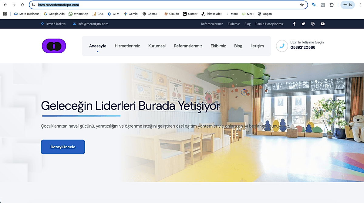 Kreş v1 - Profesyonel Anaokulu ve Eğitim Kurumu Yazılımı