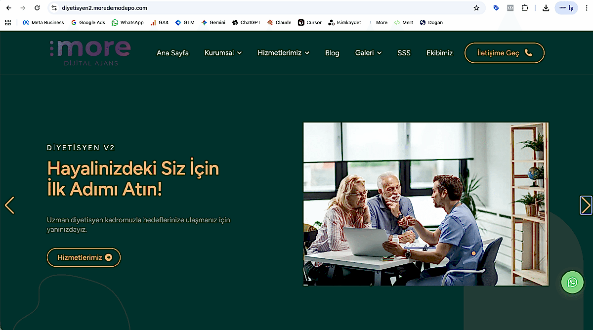 Diyetisyen v2 - Premium Diyet ve Sağlık Merkezi Yazılımı