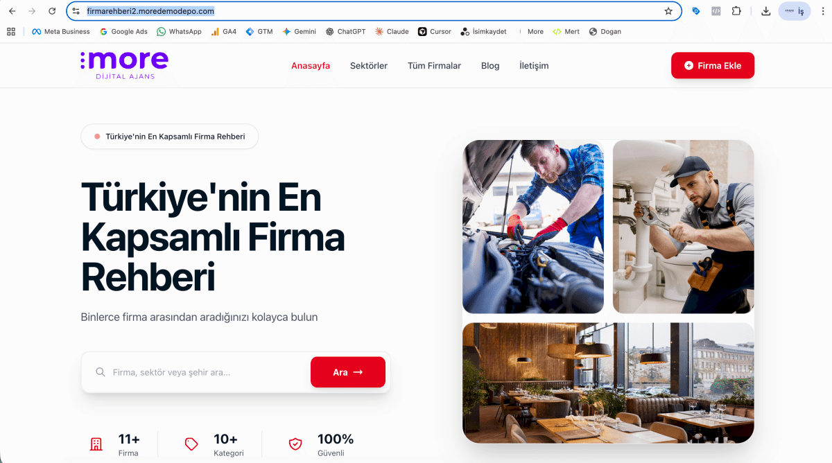 Firma Rehberi v2 - Minimalist İşletme ve Hizmet Rehberi Yazılımı