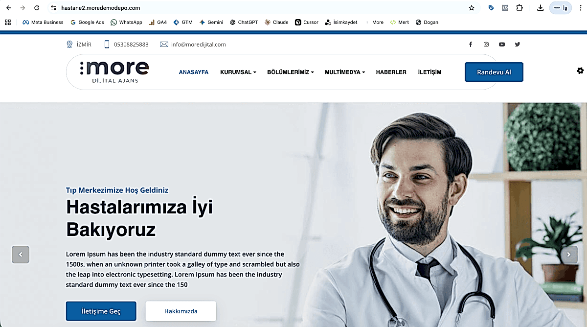 Hastane v2 - Modern Tıp Merkezi ve Özel Klinik Yazılımı