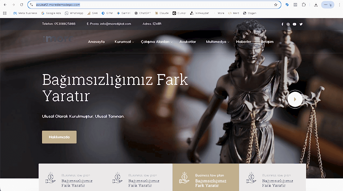 Avukat v2 - Sinematik Tasarımlı Hukuk ve Danışmanlık Yazılımı