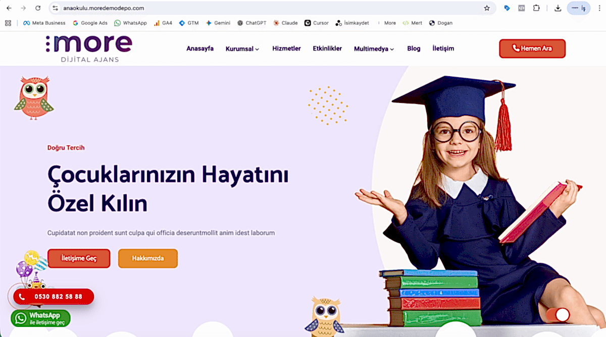 Anaokulu v1 - Kreş ve Okul Öncesi Eğitim Kurumları Yazılımı