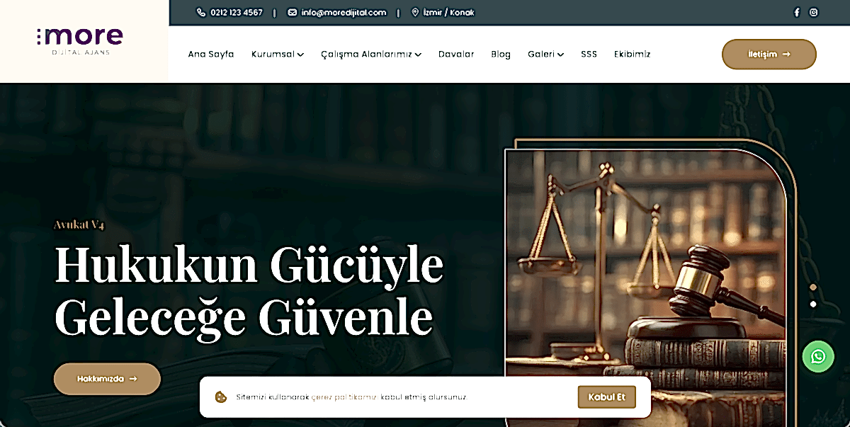 Avukat v3 - Profesyonel Avukat ve Hukuk Bürosu Sitesi