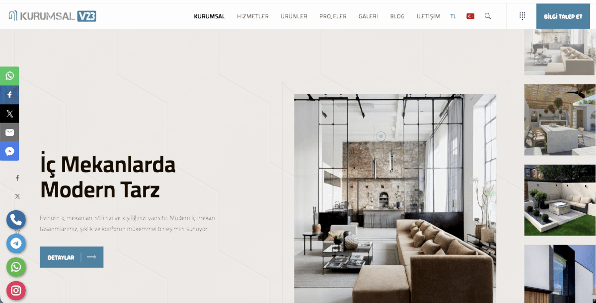 Kurumsal ve Çok Amaçlı Web Yazılımı (Her Sektöre Uygun)