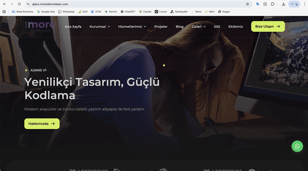 Ajans v1 - Profesyonel Dijital Ajans ve Kurumsal Firma Scripti