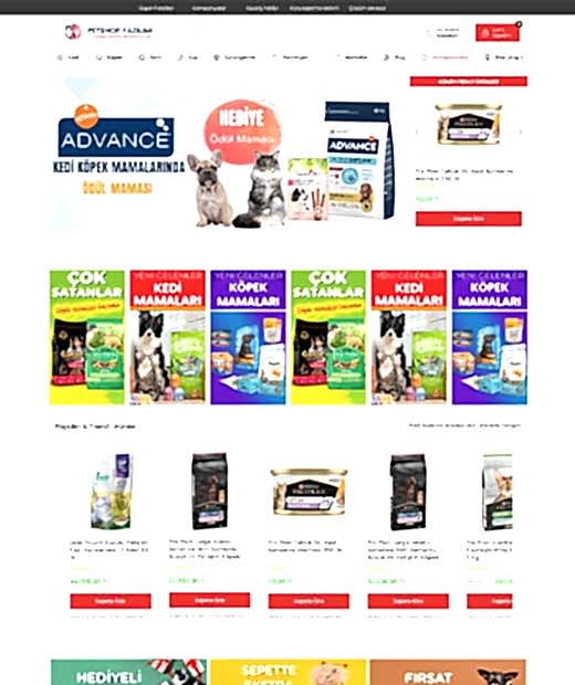 Pet Shop E-Ticaret Yazılımı