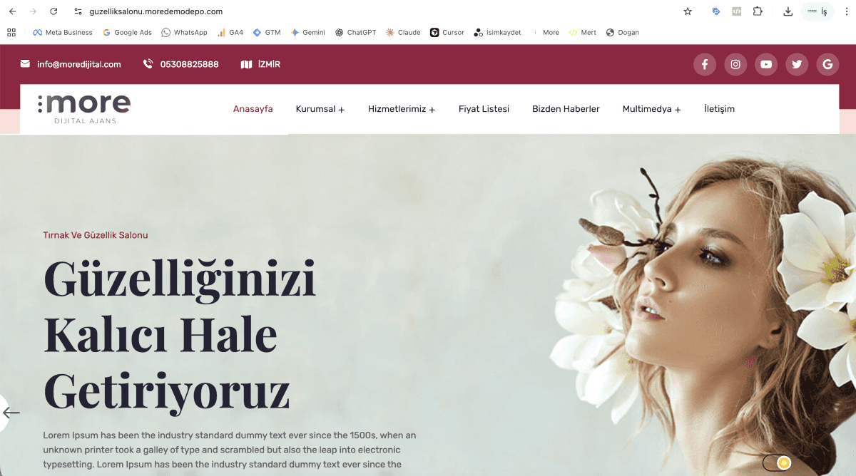 Güzellik Salonu v1 - Premium Güzellik Merkezi ve Kuaför Yazılımı