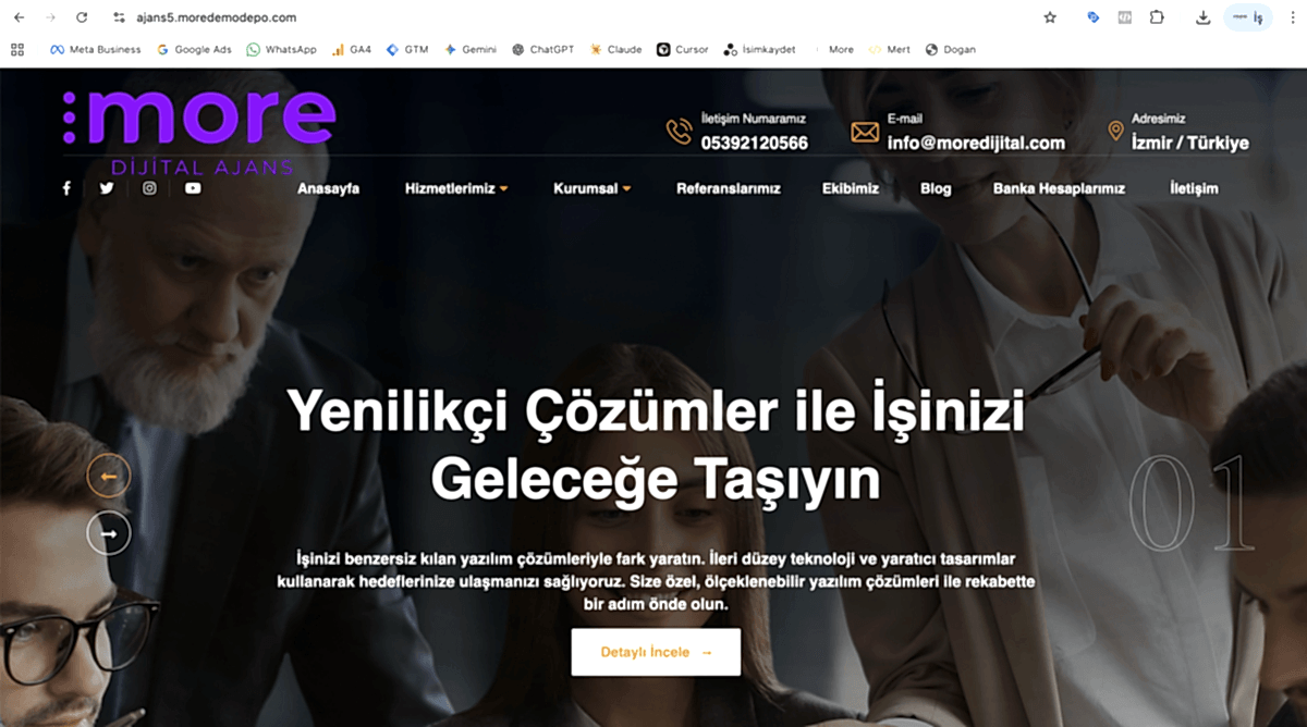 Ajans v5 - Premium Kurumsal ve Holding Teması