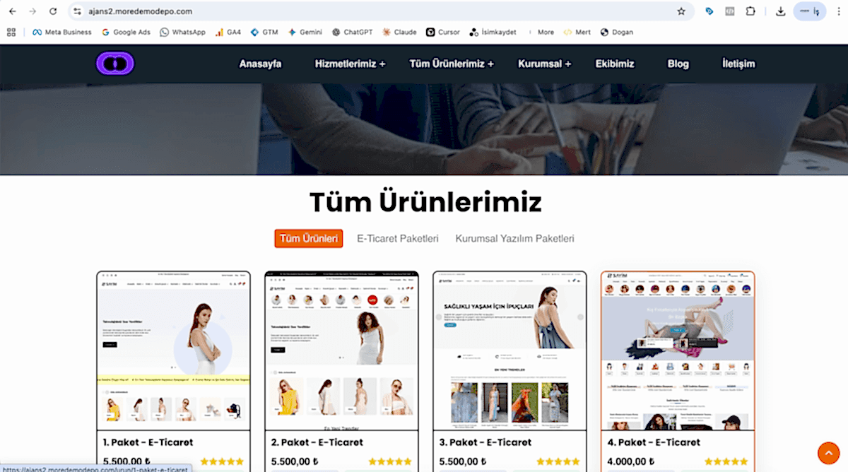 Ajans v2 - Dijital Ürün Satış ve E-Ticaret Odaklı Gelişmiş Ajans Yazılımı